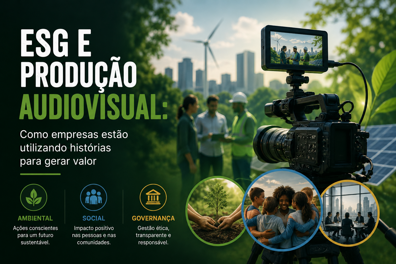 ESG e Produção Audiovisual: Como Empresas Estão Utilizando Histórias para Gerar Valor